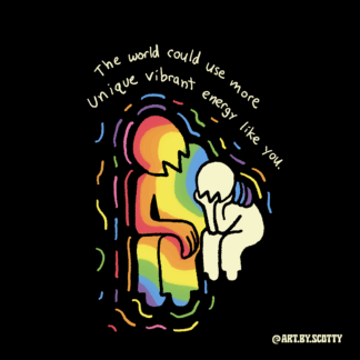 The world could use more unique vibrant energy like you